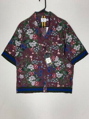 Erdem x H&M Floral Button-up Shirt Men's Medium NWT